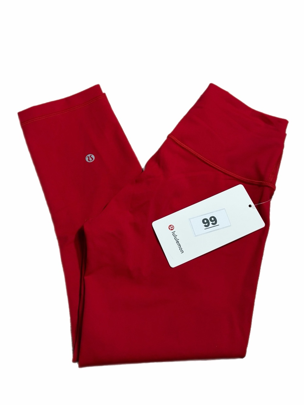 NWT Lululemon Wunder Train High-Rise Crop 21” (Oxford Red) Size 6